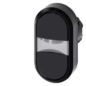 TWIN BUTTON, MOM, BLACK/BLACK