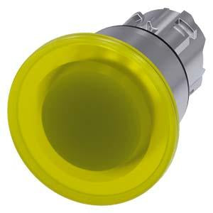 ILLUM PUSH PULL, YEL, MH CAP O40MM