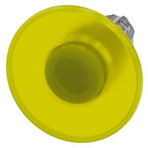 ILLUM PUSH PULL, YEL, MH CAP 60MM