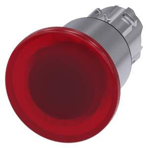 ILLUM PUSHBUTTON,MOM, RED, MH CAP 40MM