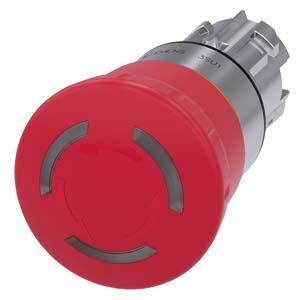 ILLUM EMERG-STOP,TWIST REL RED MH O40MM