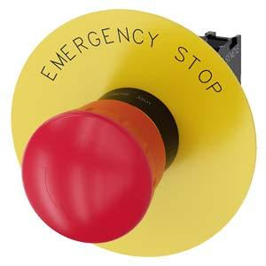 EMERG-STOP, TWIST RELEASE RED MH O40MM