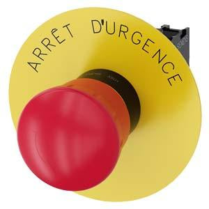 EMERG-STOP, TWIST RELEASE RED MH 40MM