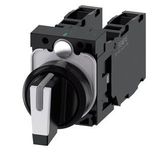 SELECTOR SWITCH. I-O-II. BLACK. WHITE