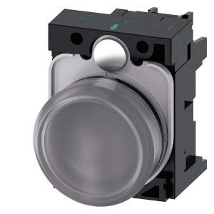 INDICATOR LIGHT, LED CLEAR, 110V AC