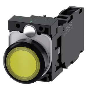 ILLUMINATED PUSHBUTTON. YELLOW