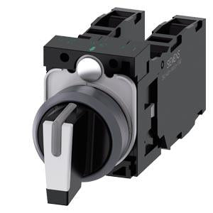 SELECTOR SWITCH. I-O-II. BLACK. WHITE