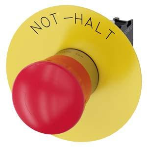 EMERG-STOP, TWIST RELEASE RED MH O40MM