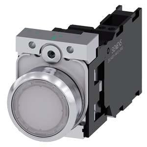 ILLUMINATED PUSHBUTTON. WHITE
