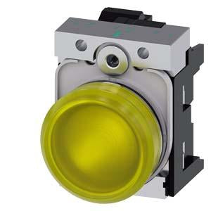 INDICATOR LIGHT, LED YELLOW 24V AC/DC