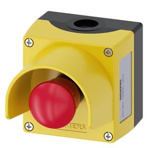 ENC PLASTIC,EMERG STOP TWIST-RELEASE,2NC