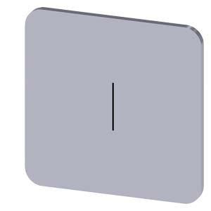 INSCR. LABEL,SILVER 22 X 22MM, SYMBOL: I