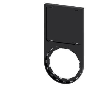 LABEL HOLDER, 27 X 27MM, ROUNDED BOTTOM