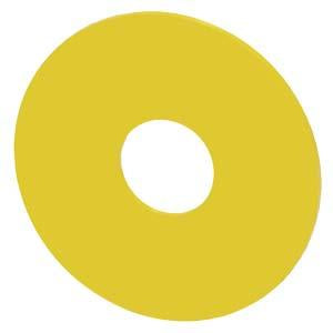 BACKING PLATE, YLW, O.D. 75MM, BLANK