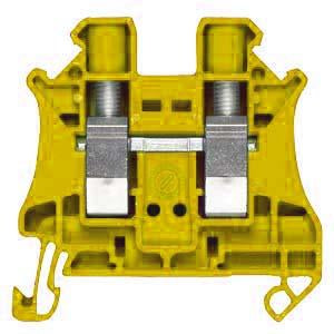 TERM,SCREW,THRU-TYPE, SZ 2.5, YELLOW