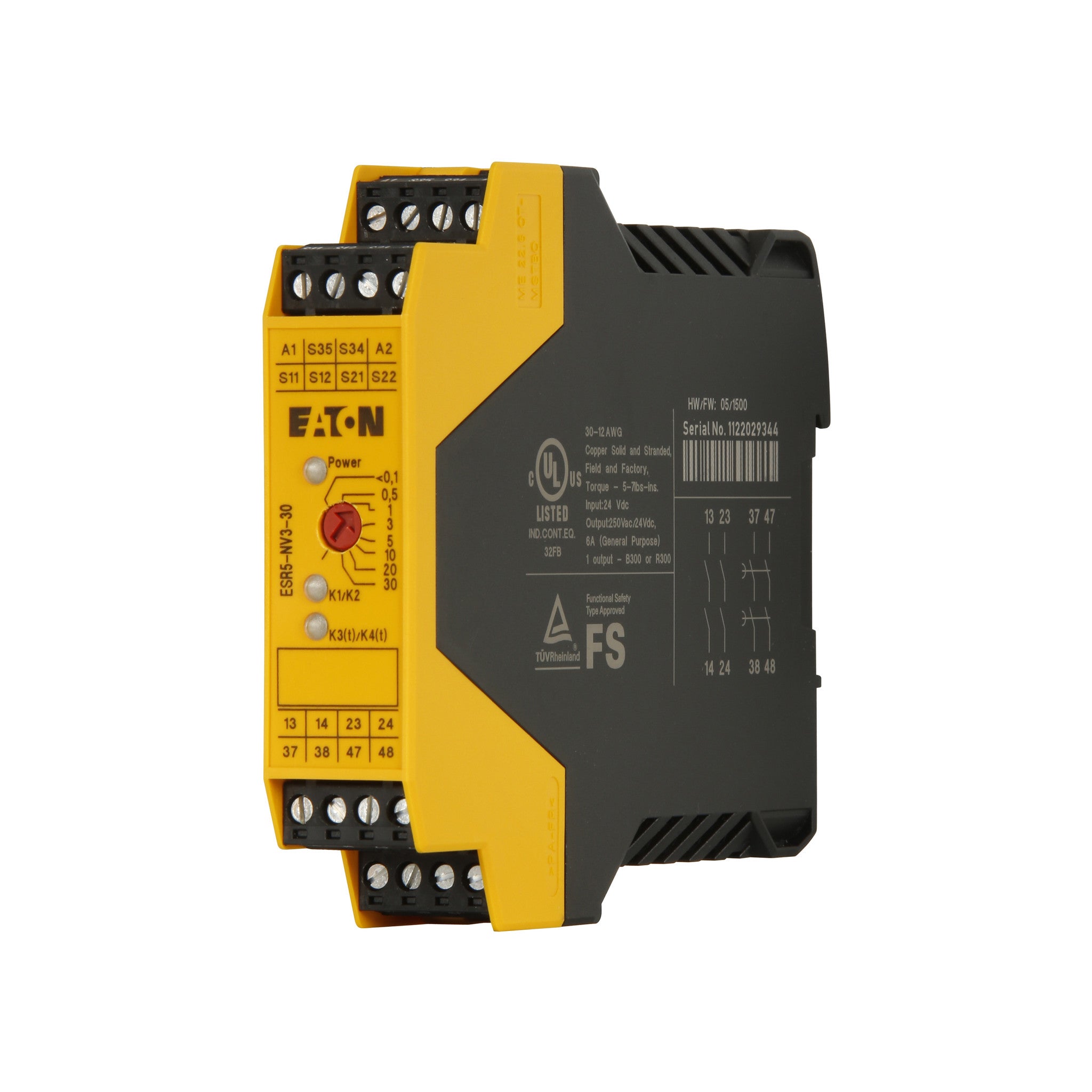 SAFETY RELAY OFF-DELAYED 24VDC