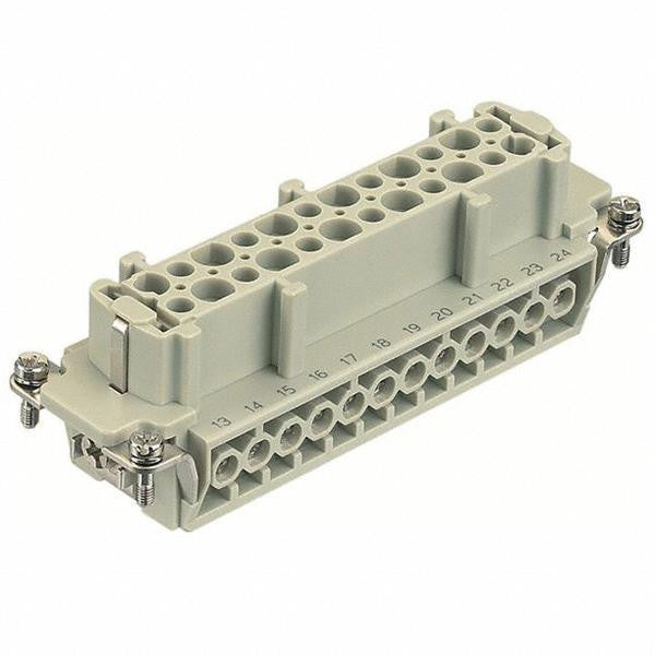 24 POS FEM SCREW INSERT HAN E