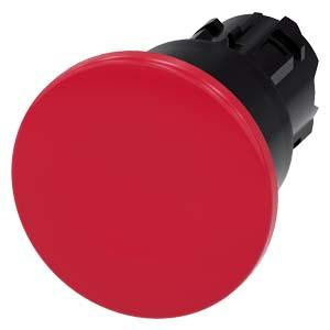 PUSHBUTTON, PUSH PULL RED, MH CAP O40MM