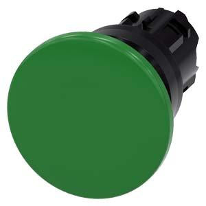 PUSHBUTTON, MOM, GRN, MH CAP O40MM