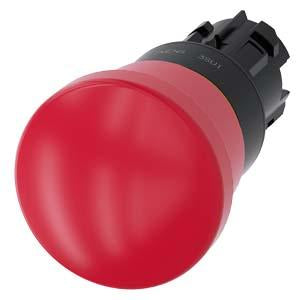 EMERG-STOP, PUSH PULL RED MH CAP 40MM