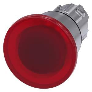ILLUM PUSH PULL, RED, MH CAP O40MM