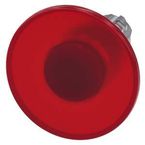 ILLUM PUSH PULL, RED, MH CAP O60MM