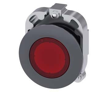 INDICATOR LIGHT,RED,30MM,ROUND,METAL