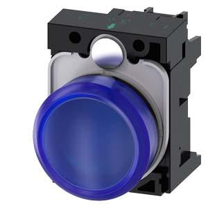 INDICATOR LIGHT, LED BLUE, 110V AC