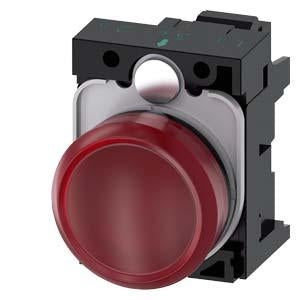 INDICATOR LIGHT, LED RED, 230V AC