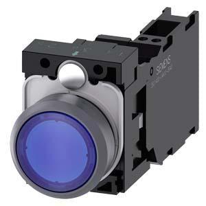 ILLUMINATED PUSHBUTTON. BLUE