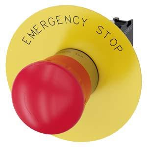EMERG-STOP, TWIST RELEASE RED MH O60MM