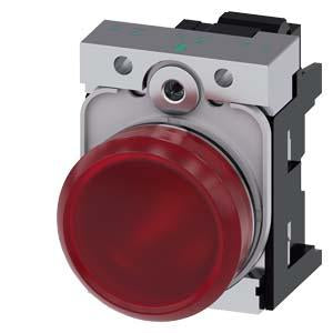 INDICATOR LIGHT, LED RED, 230V AC