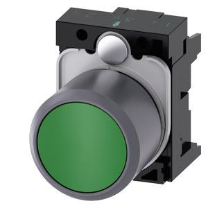 ILLUMINATED PUSHBUTTON. GREEN