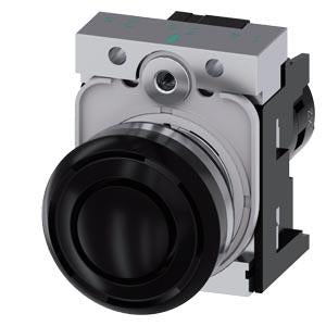 ILLUM PUSH PULL, CLR, MH CAP 30MM
