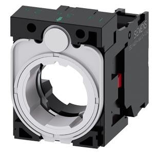 CONTACT BLOCK, 1NC W/CAGE CLAMP FRNT PLT