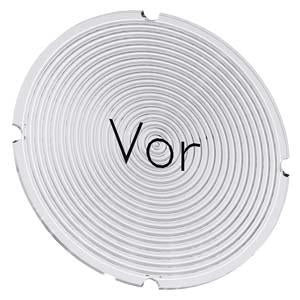 INSERT LABEL F. ILLUM PUSHBUTTON, VOR