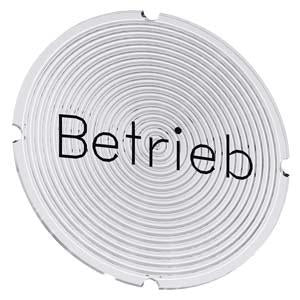 INSERT LABEL F. ILLUM PUSHBUTTON,BETRIEB