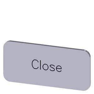 LABEL HOLDER, 12.5 X 27MM, SQUARE BOTTOM