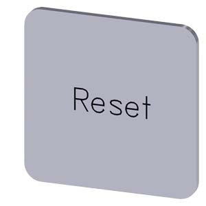 INSCR. LABEL, SILVER 22 X 22MM, RESET