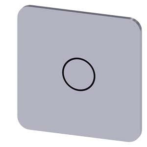 BACKING PLATE, YLW, O.D. 75MM,EMERG STOP