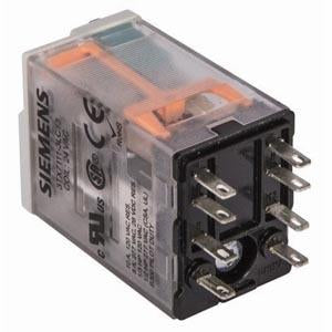 PLUG-IN RELAY, DPDT, 12A, 24VAC
