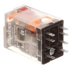 PLUG-IN RELAY, DPDT, 12A, 24VAC