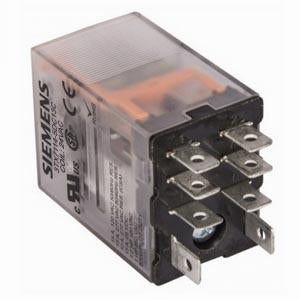 PLUG-IN RELAY, DPDT, 15A, 24VAC