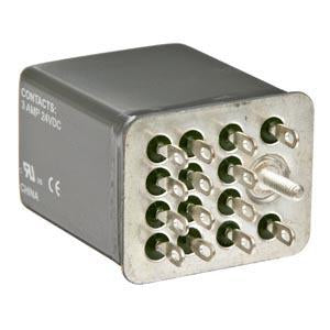 HERM SLD PLUG-IN RELAY, 4PDT, 3A, 24VDC