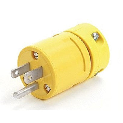 2P/3W, MALE, NEMA 5-15, 125V