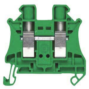 TERM BLOCK,SCREW,THRU-TYPE,2.5,GRN/YEL