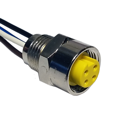 MIC 4P MR 12IN. M14X1 #22AWG P