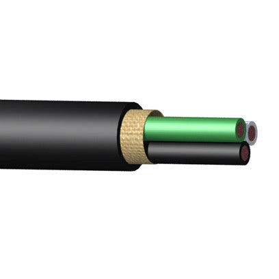 24G 4PR O/S CAT5E PVC BLK