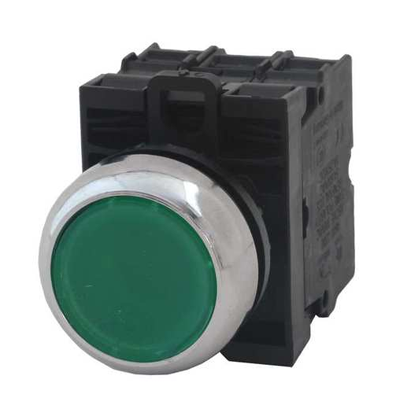 INDICATOR LIGHT, LED GREEN, 110V AC