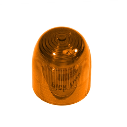 8MM PILOT LIGHT AMBER DOME